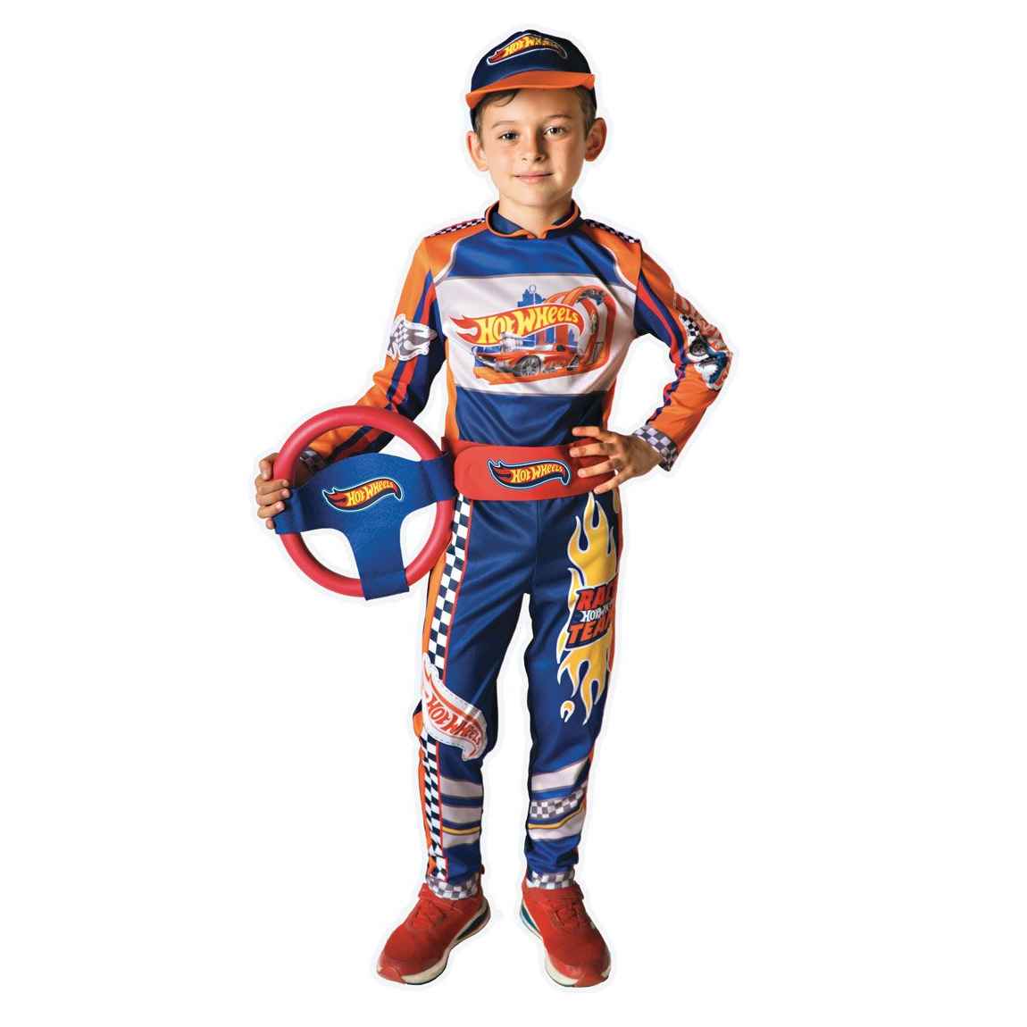 Hot Wheels Kostume racerdragt str. 8-10 år