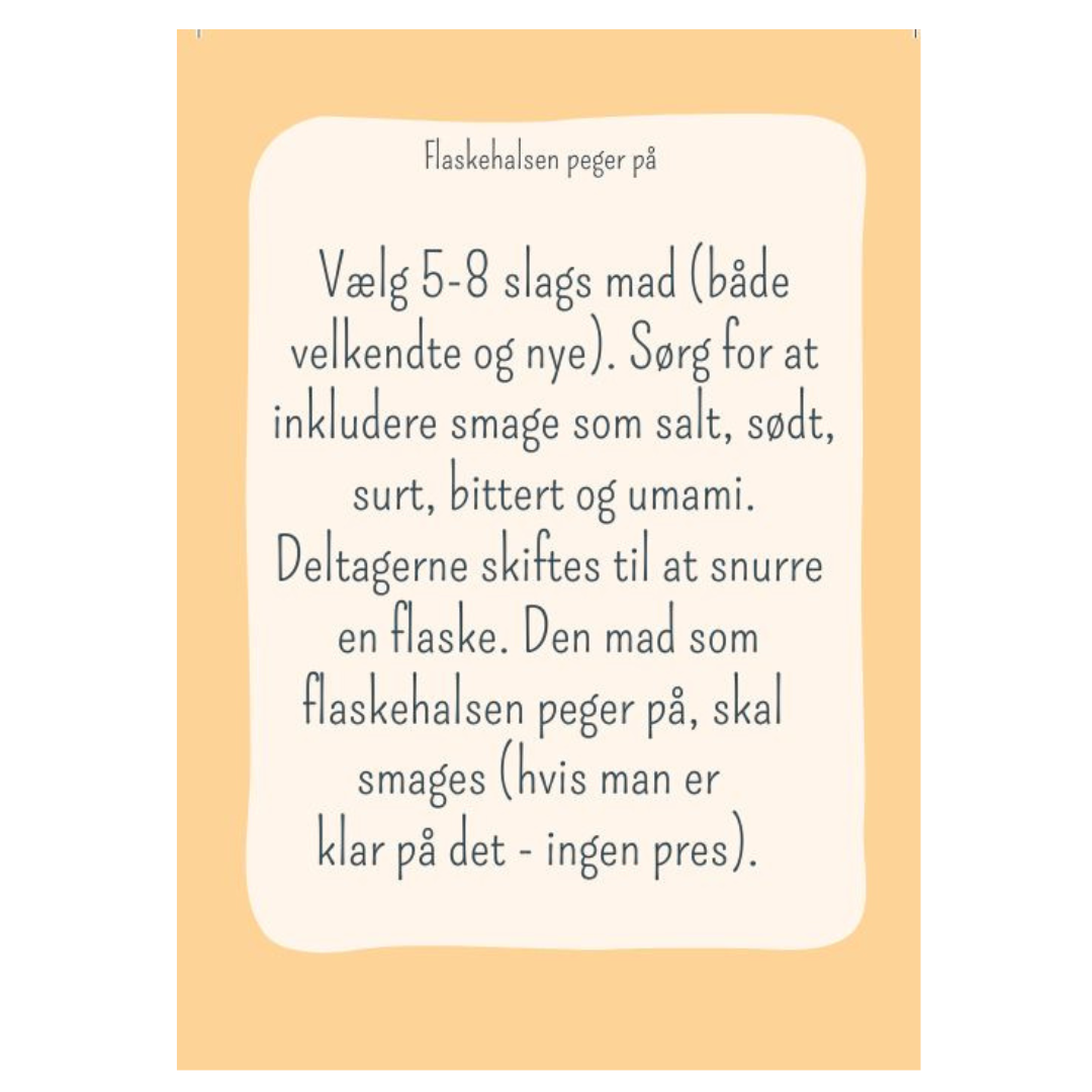 Spisekort - Maddetektiverne aktivitetskort