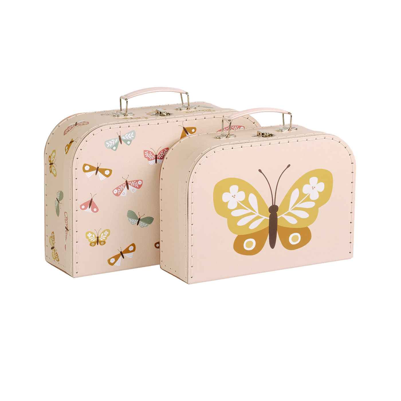 A Little Lovely Company Kuffert stor, Butterflies