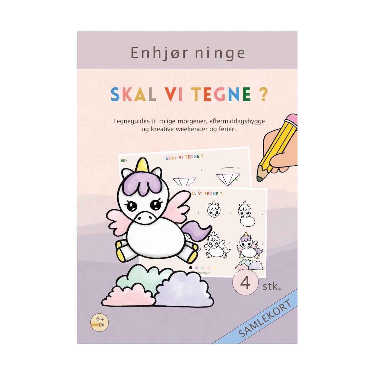 Skal vi tegne nr. 1 Enhjørninge sky, Fra 6 år