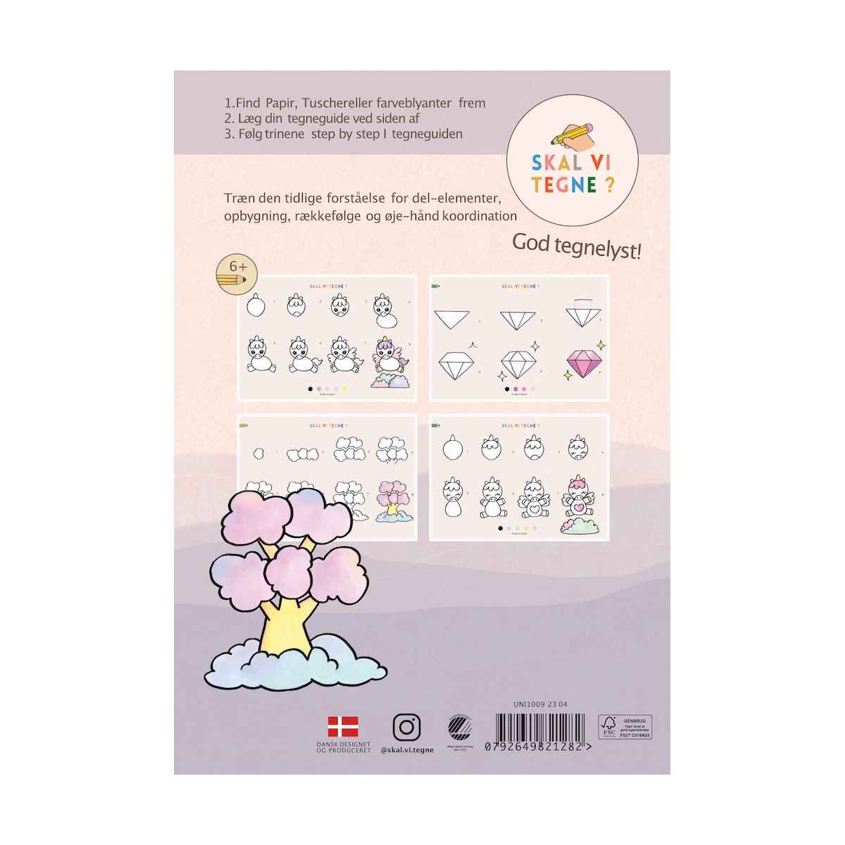 Skal vi tegne nr. 1 Enhjørninge sky, Fra 6 år