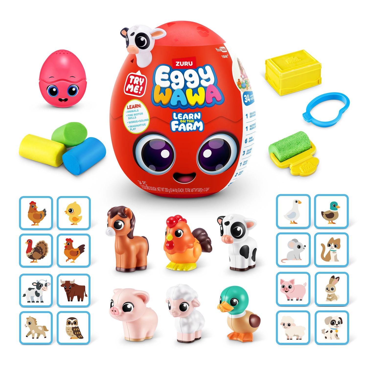 Eggy Wawa Learn on the Farm