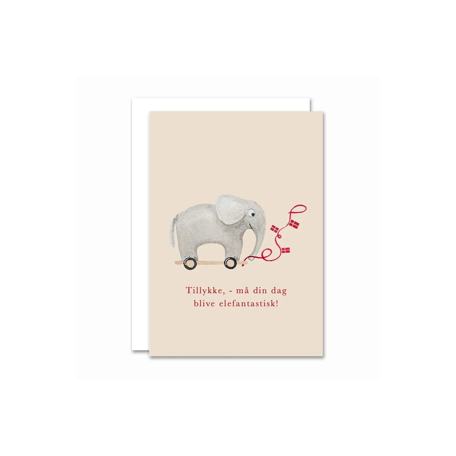 All By Voss Blomsterkort, Elefant