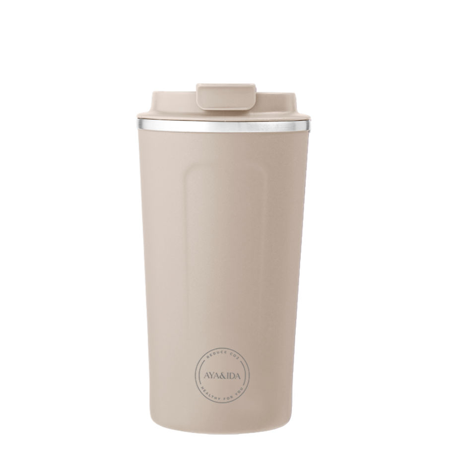 Aya & Ida Thermo Cup2Go 500 ml, Cream Beige