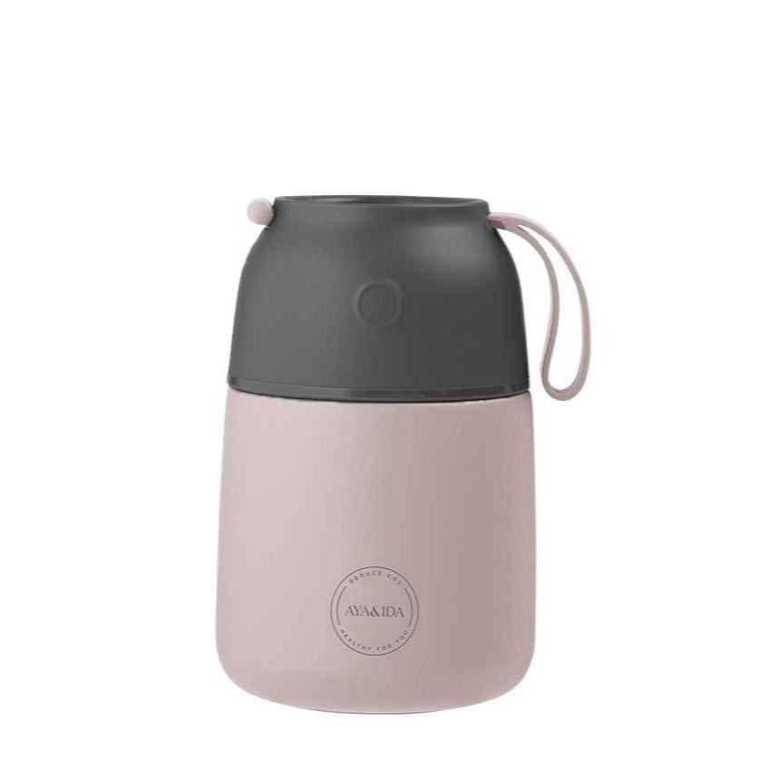 Aya & Ida Food'ie Lunch Box 500 ml, Soft Rose