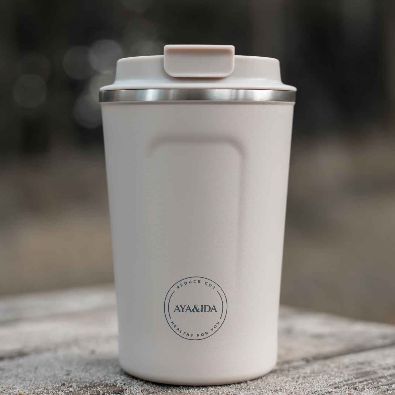 Aya & Ida Thermo Cup2Go 380 ml, Cream Beige