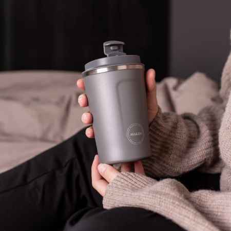 Aya & Ida Thermo Cup2Go 380 ml, Dark Grey