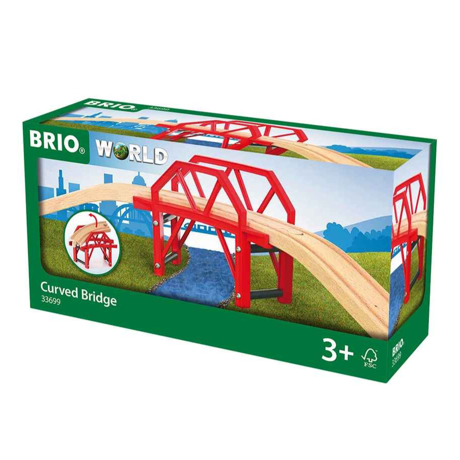 BRIO® Bro med opfartsskinner 33699