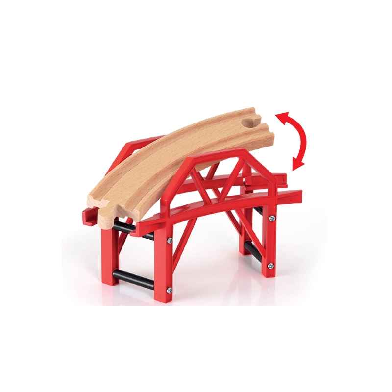 BRIO® Bro med opfartsskinner 33699