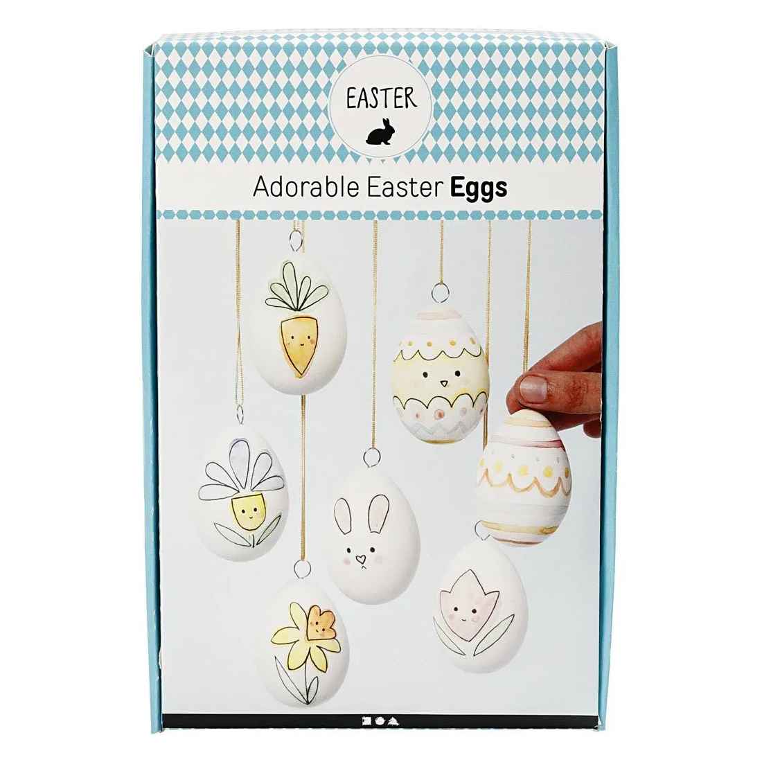 Creativ Company DIY Kit Smukke påskeæg 7 stk.