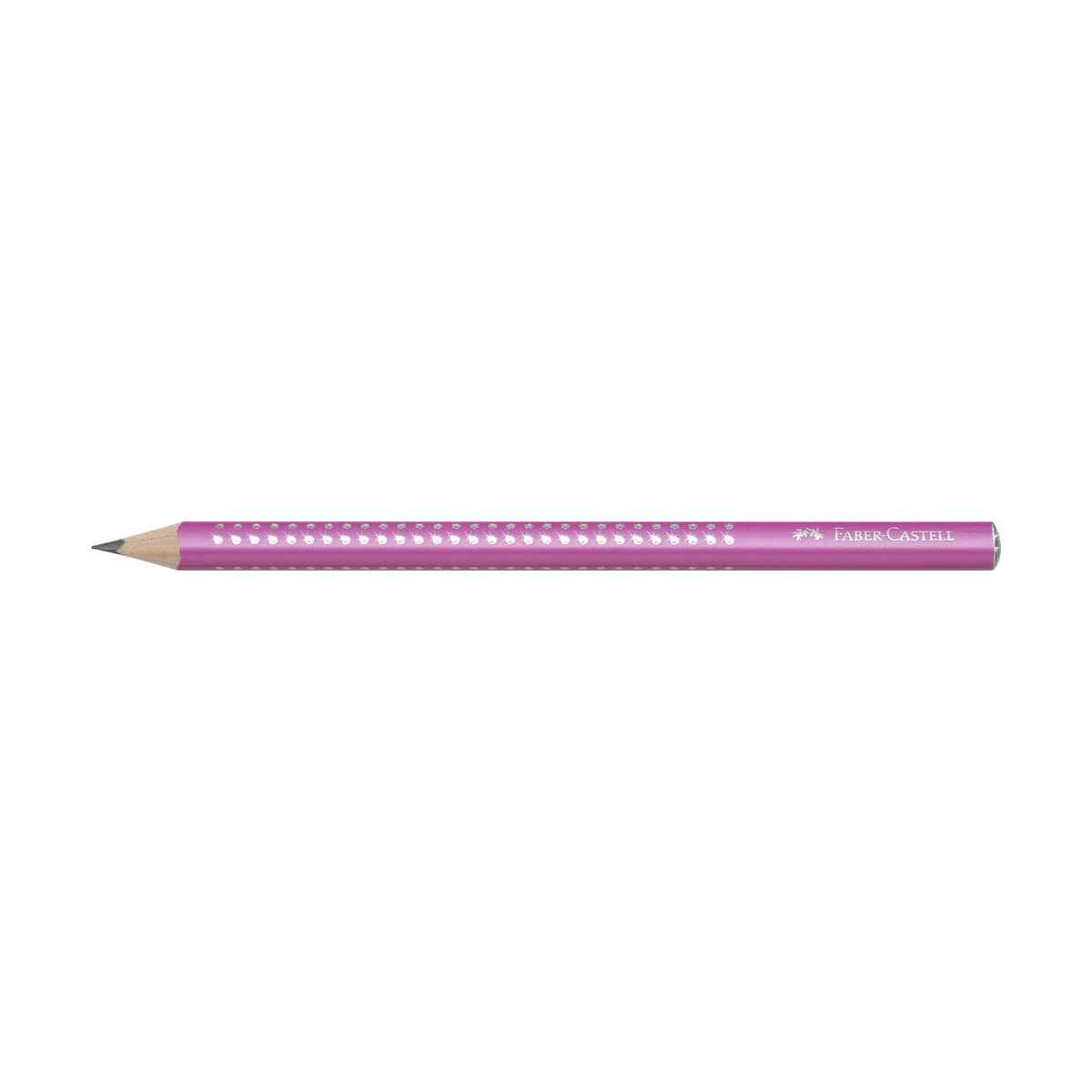 Faber-Castell Jumbo blyant sparkle m/glitter, Pink