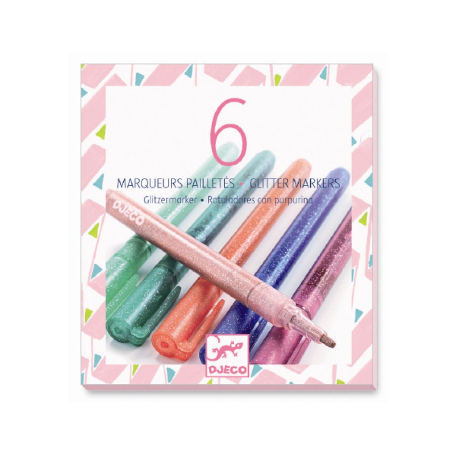 Djeco Glittertusser 6 stk. Sweet