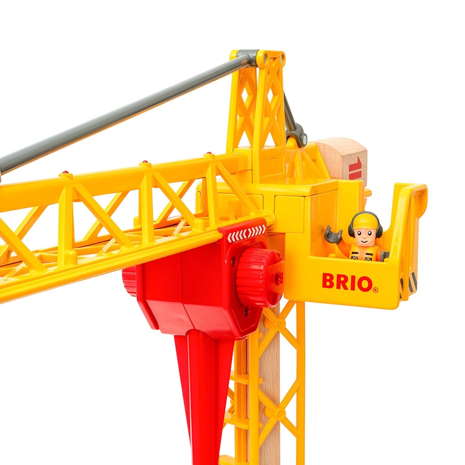 BRIO® World byggekran med lys 33835