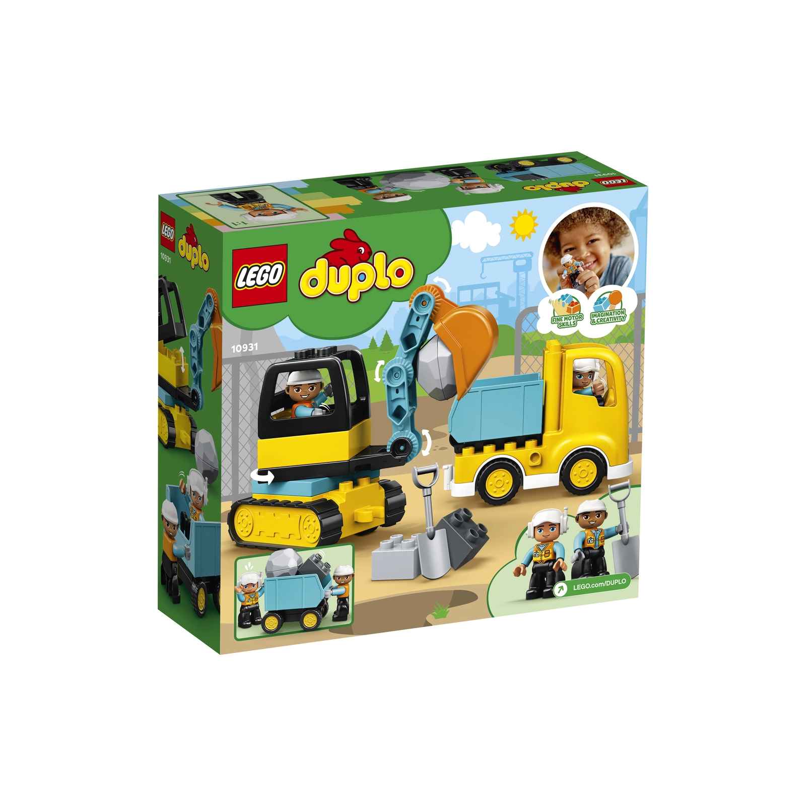 LEGO® Duplo Town Lastbil og gravemaskine på larvefødder 10931