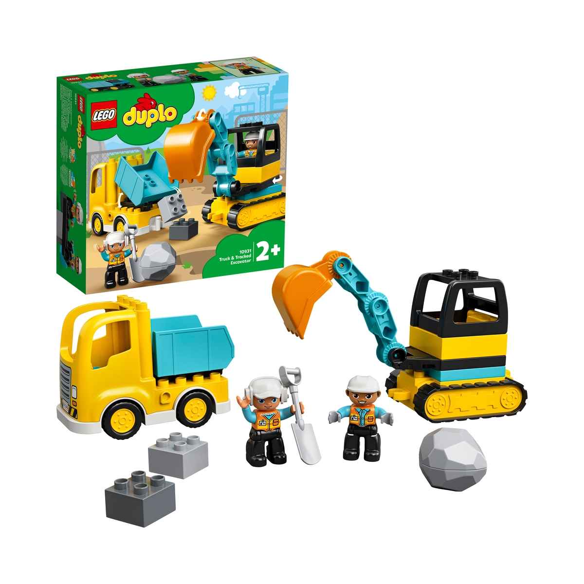 LEGO® Duplo Town Lastbil og gravemaskine på larvefødder 10931
