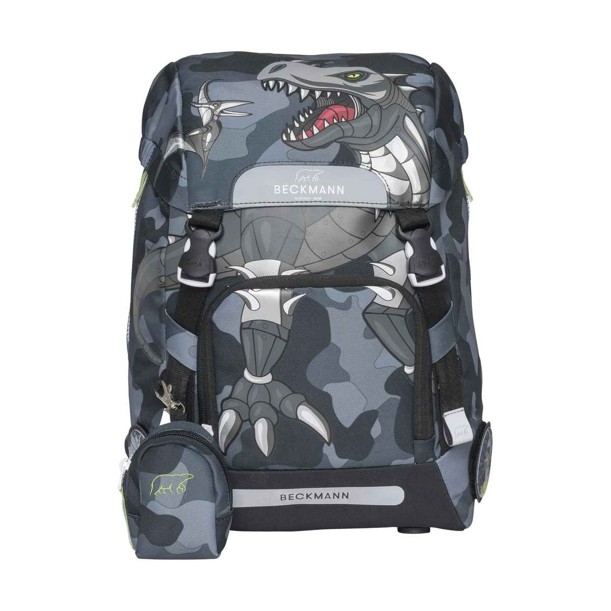 Beckmann Skoletaske Classic 22 liter, Camo Rex