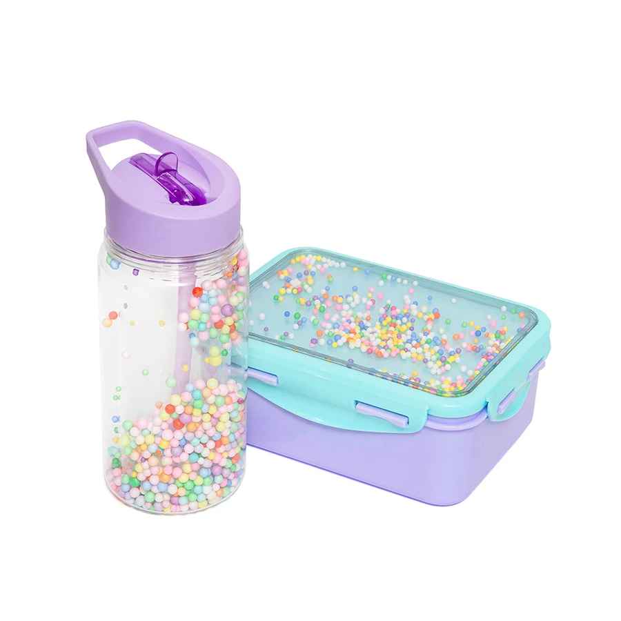 Petit Monkey Drikkedunk med flamingokugler, Lilac