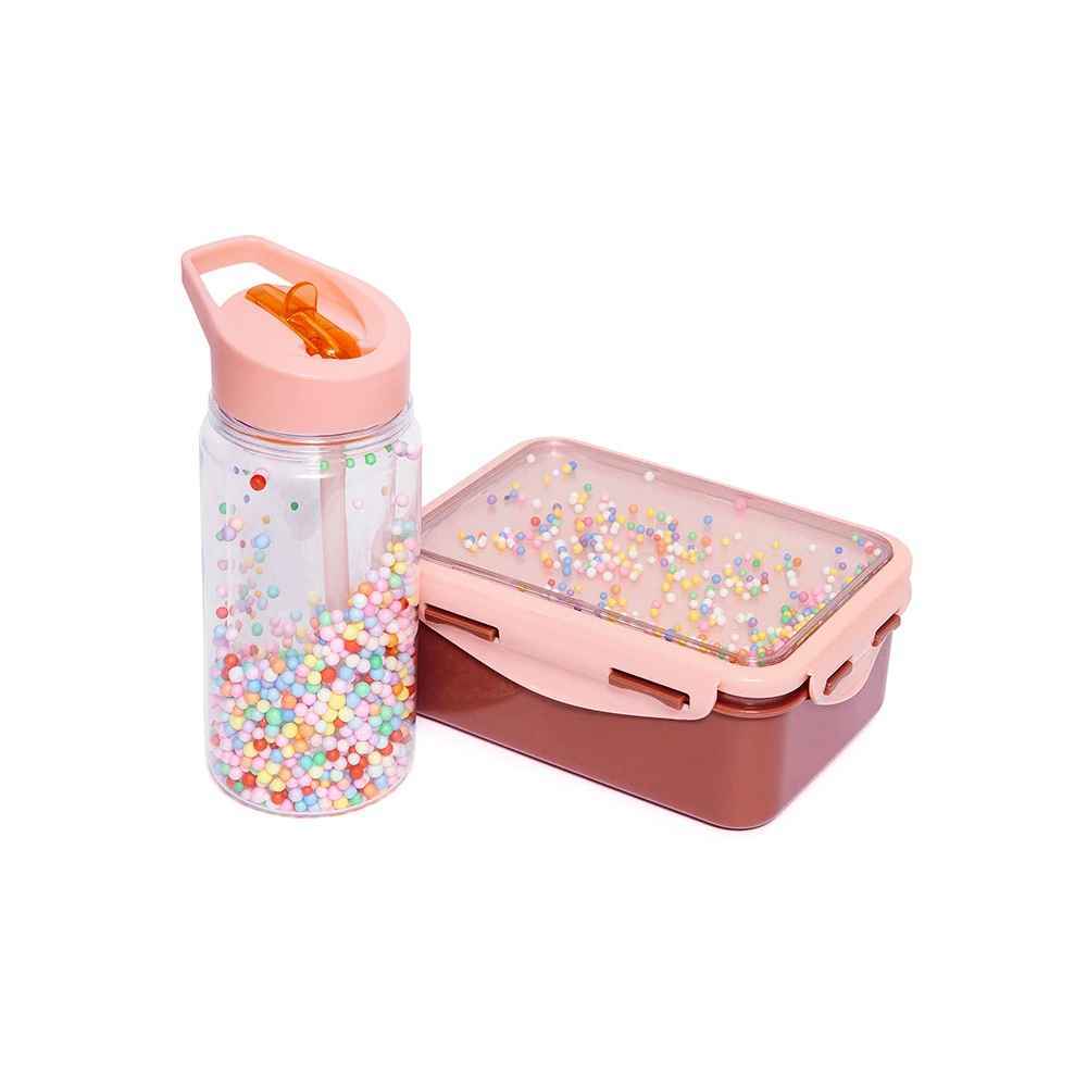 Petit Monkey Madkasse med flamingokugler, Desert Rose