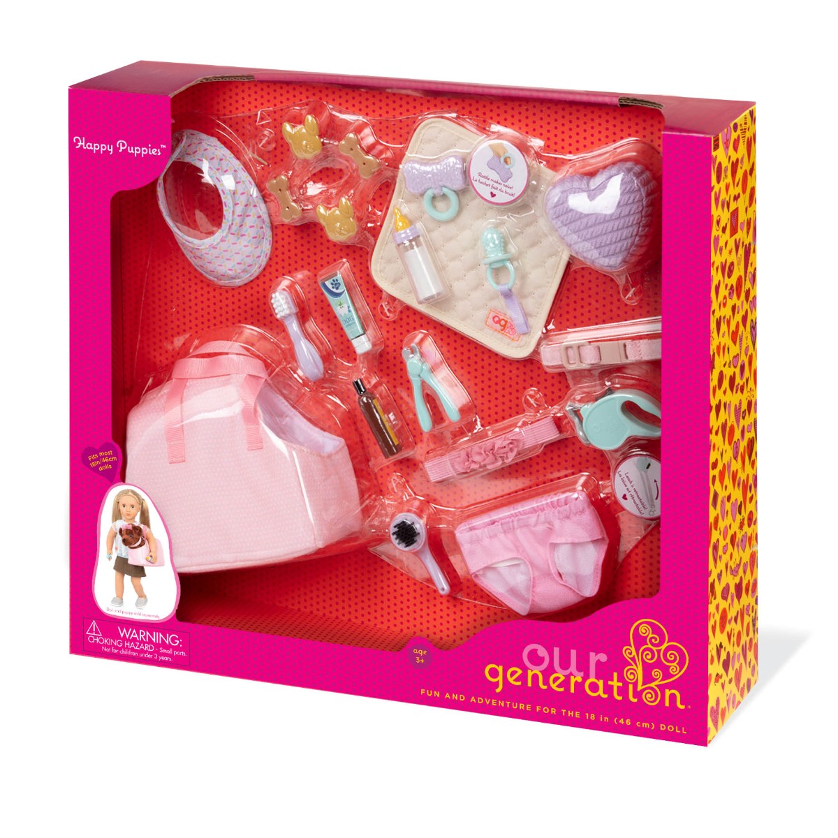 Our Generation dukketilbehør, Hvalpeplejesæt