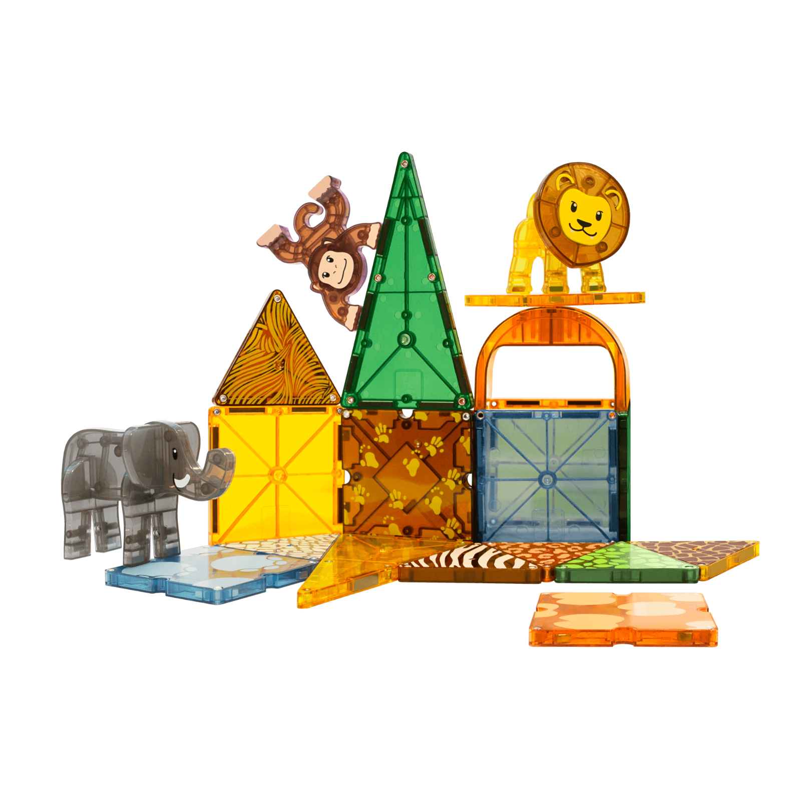 Magna-Tiles Safari Animals, 25 dele