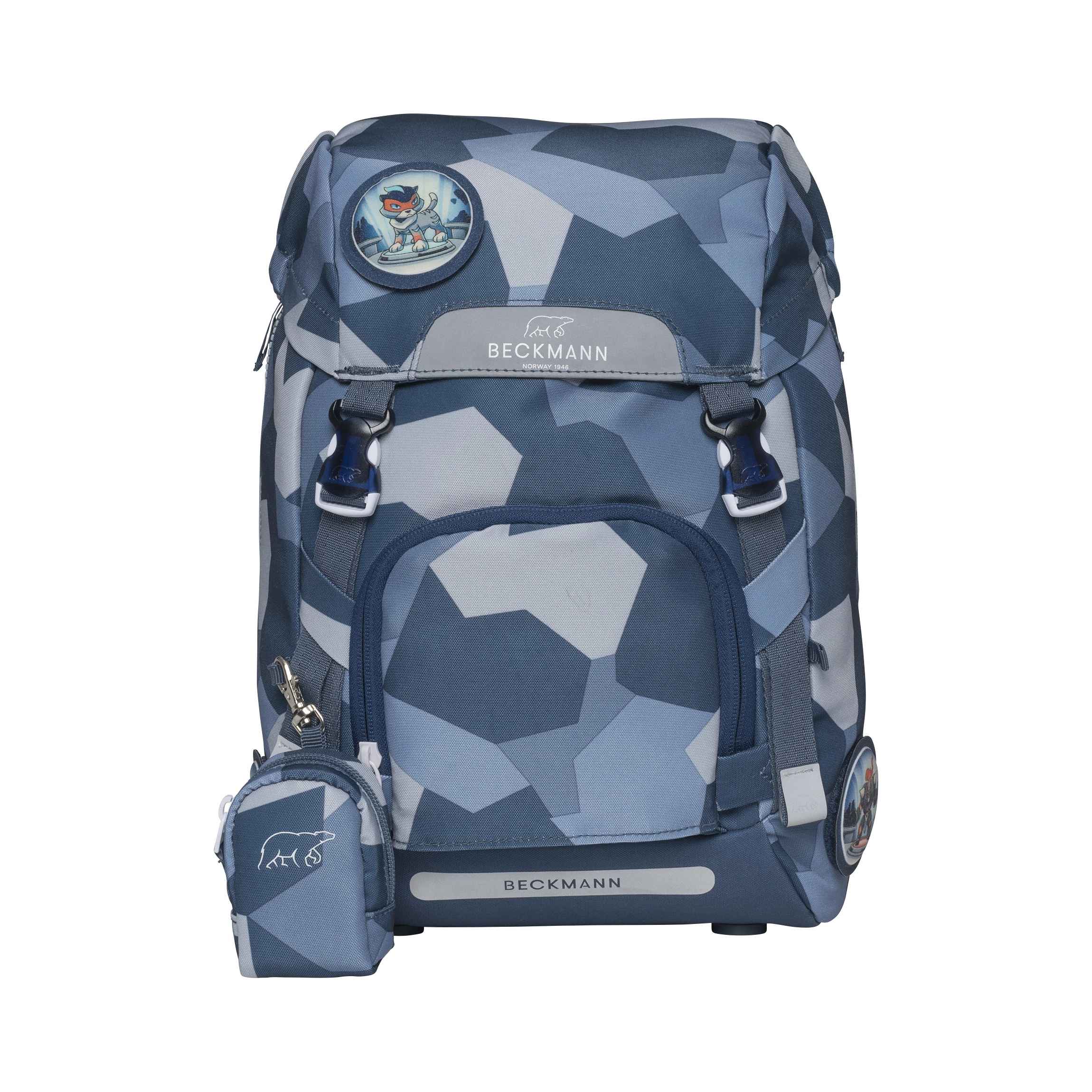 Beckmann Skoletaske Classic 22 liter, Tiger Race