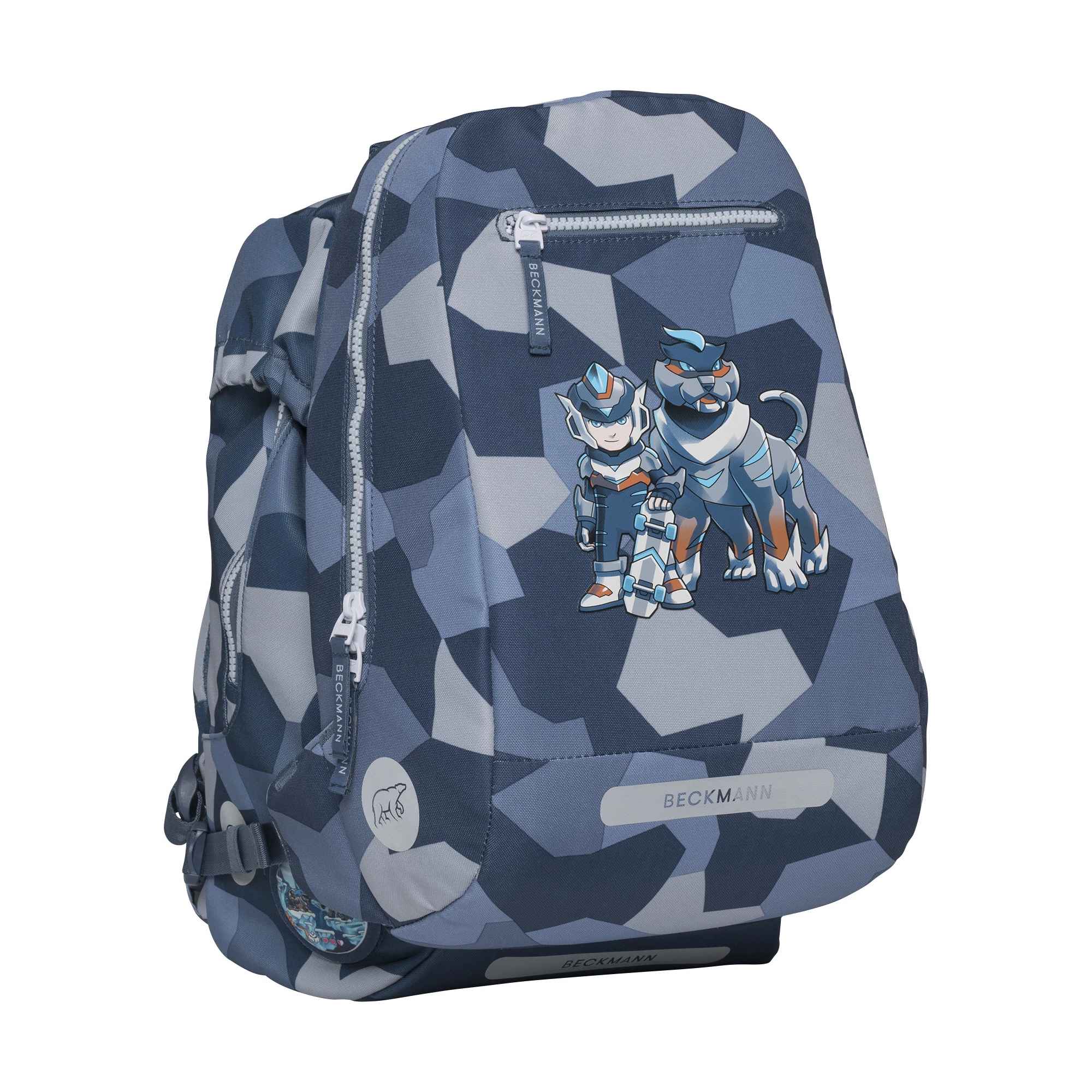 Beckmann Skoletaske Classic 22 liter, Tiger Race