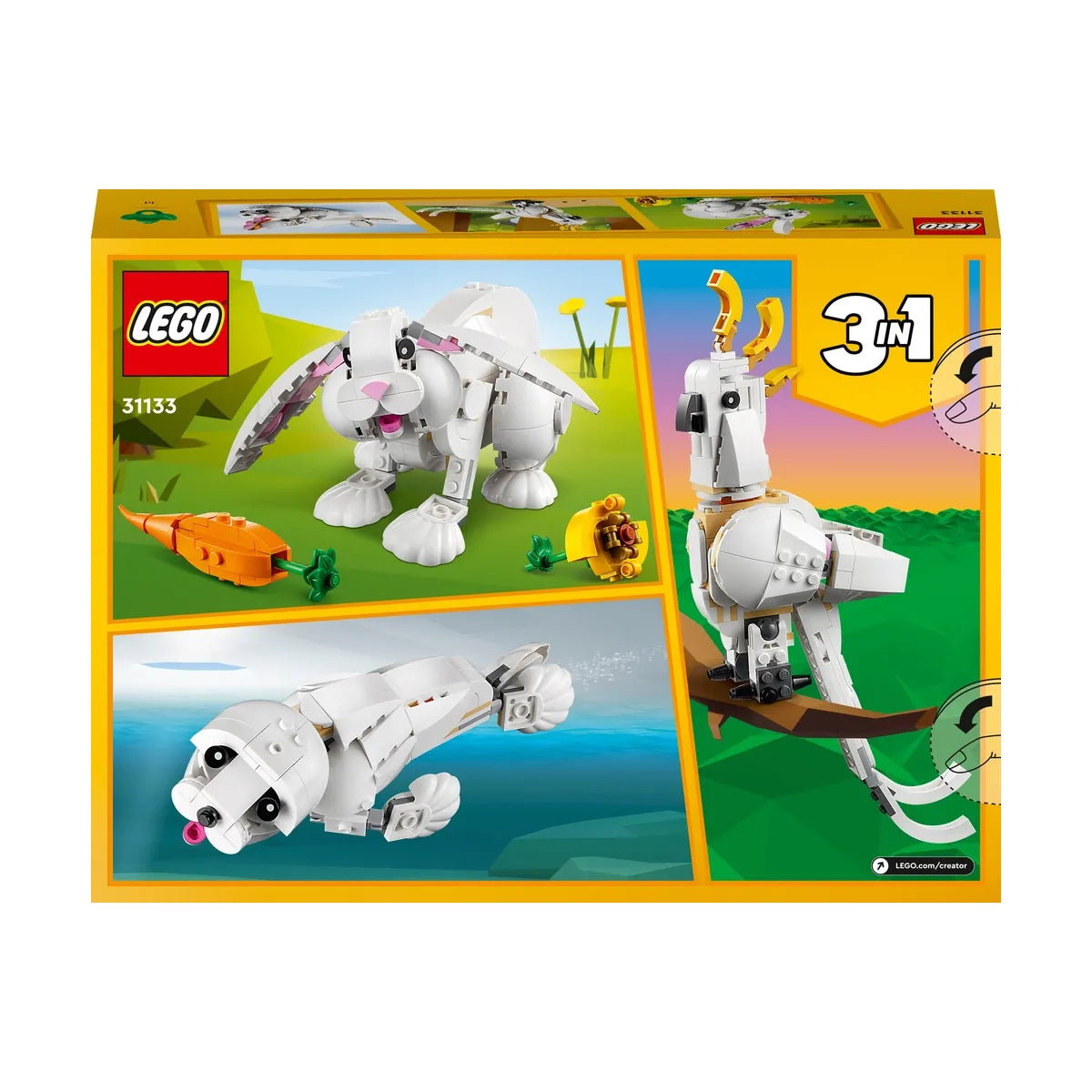 LEGO® Creator Hvid kanin 31133