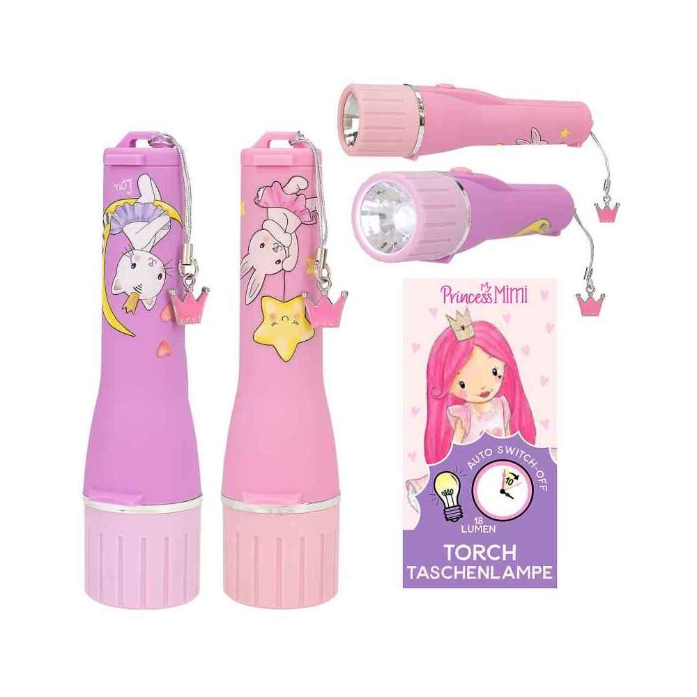 Princess Mimi Lommelygte med timer ass. 1 stk.
