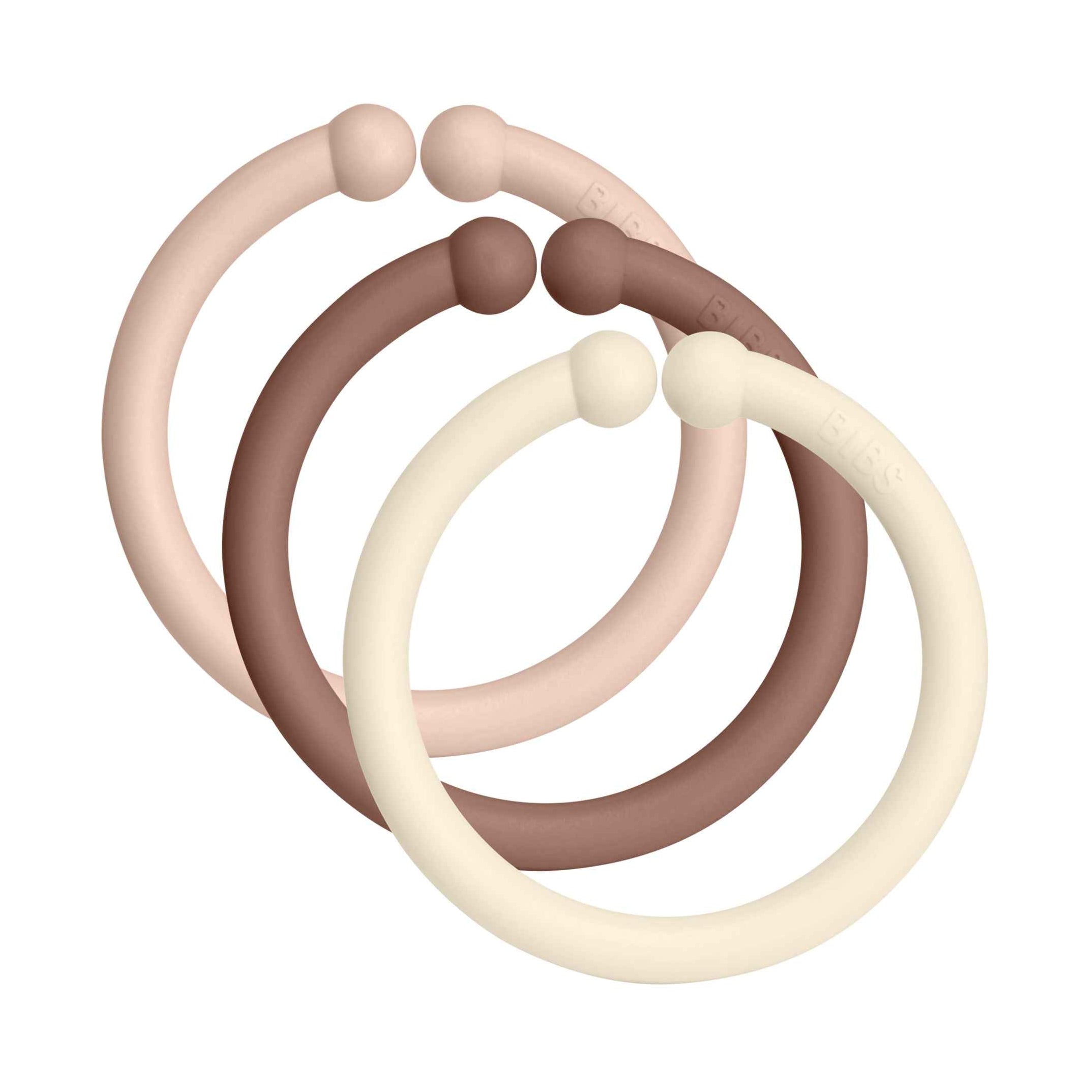 BIBS Loops 12-pak, Blush/Woodchuck/Ivory