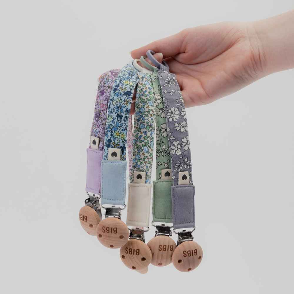BIBS x Liberty Suttestrop, Chamomile Lawn Violet Sky