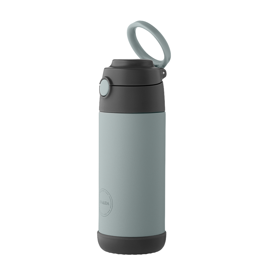 Aya & Ida Thermo Kids Straw Bottle 350 ml, Mint