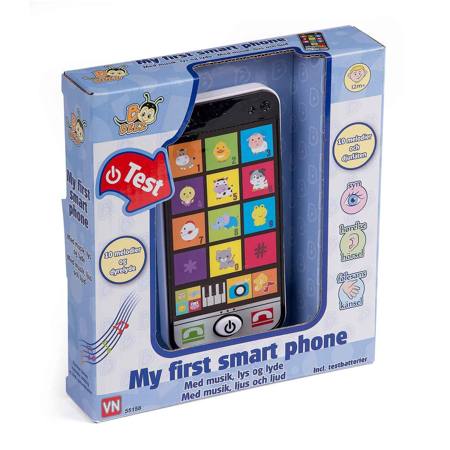 Baby Buddy Min første mobiltelefon med musik og lys