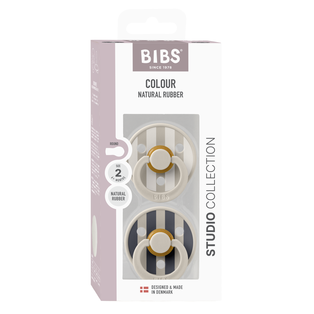 BIBS Colour 2-pak Block Latexsutter Str. 2 (6+ mdr.),  Sand Mix
