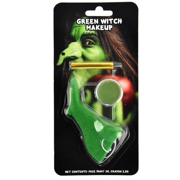 Halloween Makeup kit, Grøn heks
