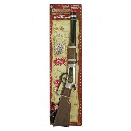 Cowboy Winchester riffelsæt med lyd 62 cm