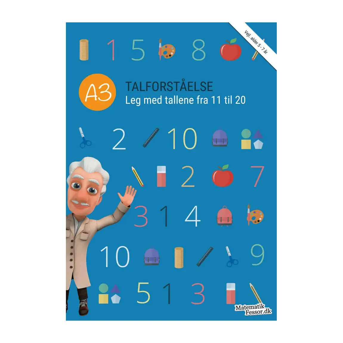 Matemaikfessor A3 Talforståelse, Leg med tallene fra 11 til 20