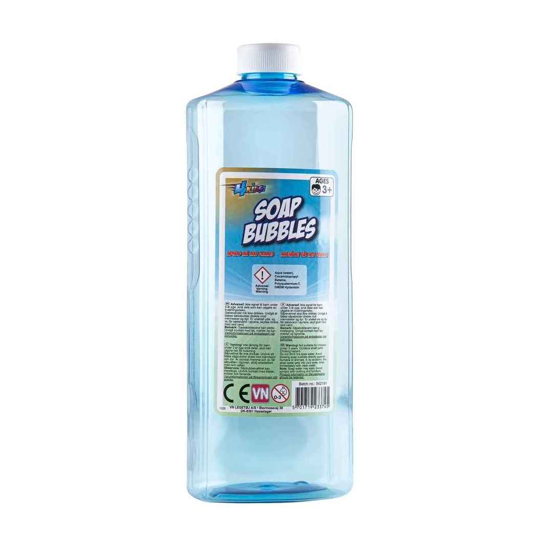 4 Kids Sæbebobler refill, 1 liter