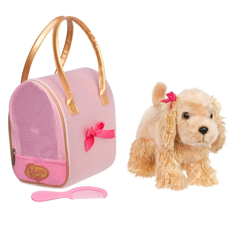 Pucci Pups Hund i transporttaske, Cocker Spaniel