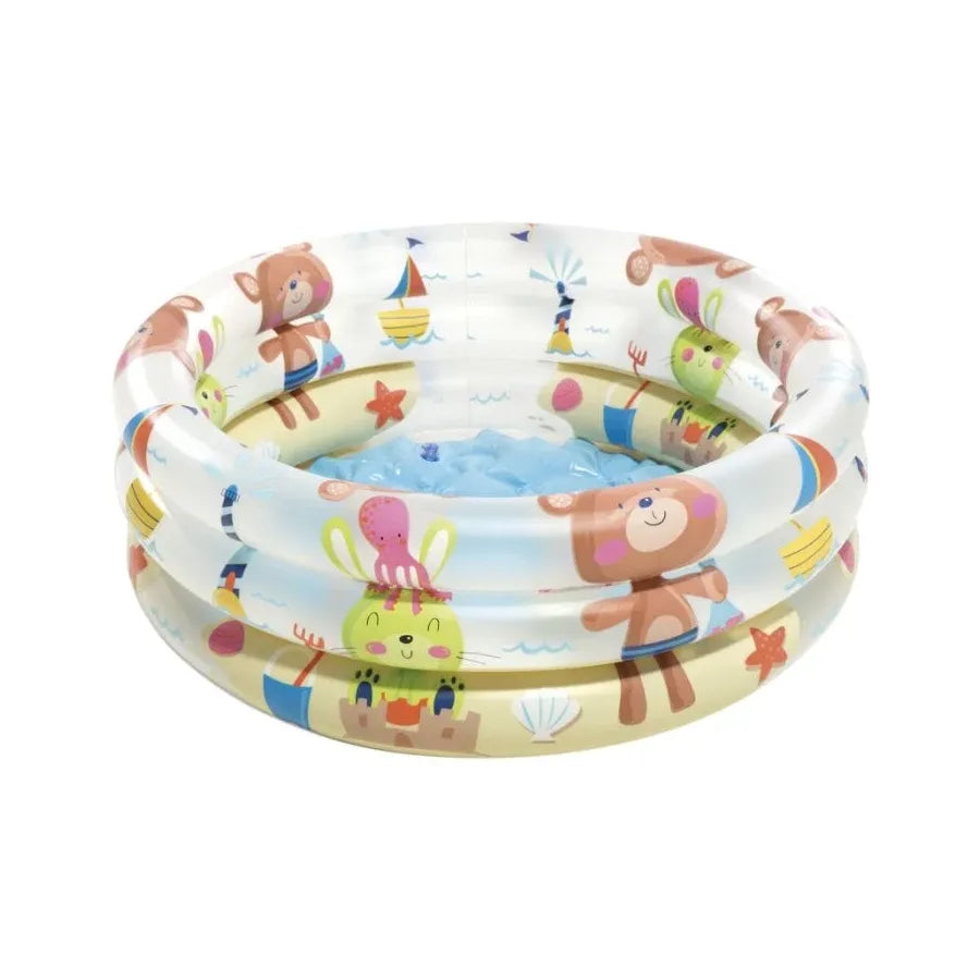 Intex Babypool, 3-rings-badebassin 28 liter