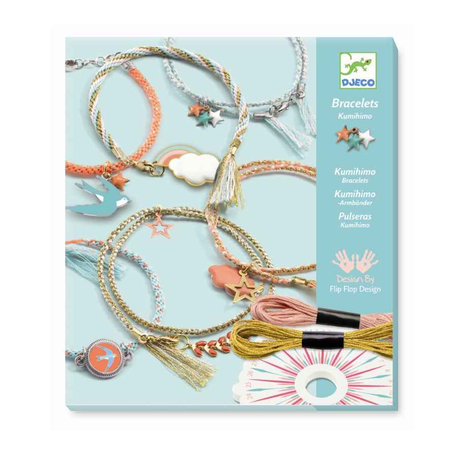 Djeco Kreativ æske med armbånd, Celeste