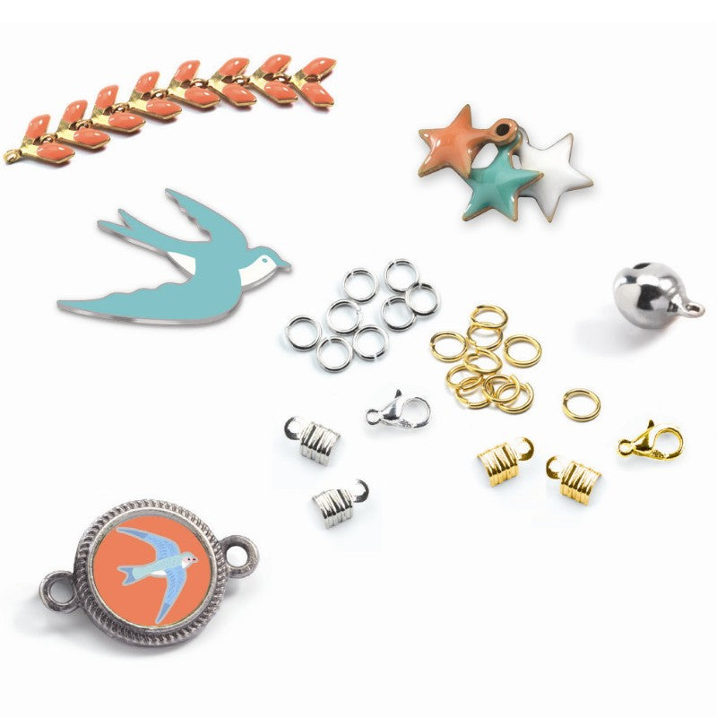 Djeco Kreativ æske med armbånd, Celeste
