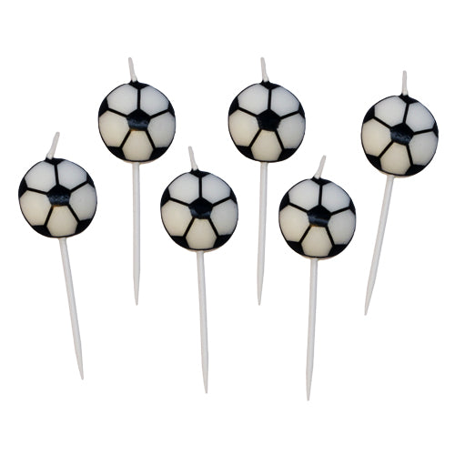 Kagelys 6 stk. Fodbold