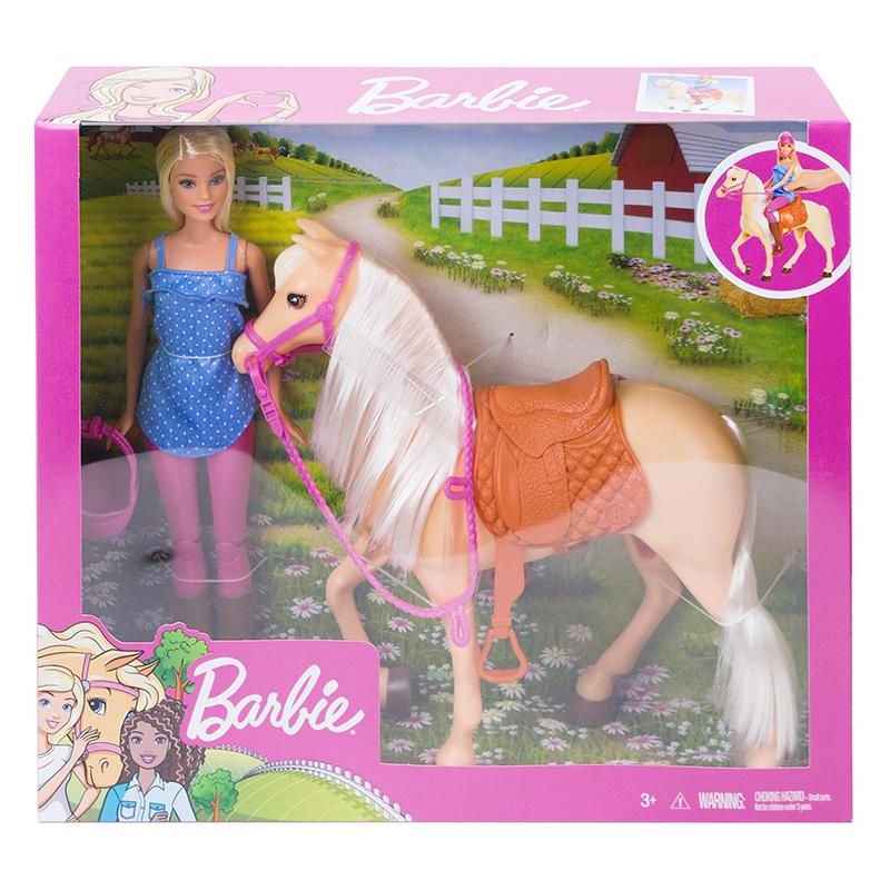 Barbie riddetema, Dukke med hest