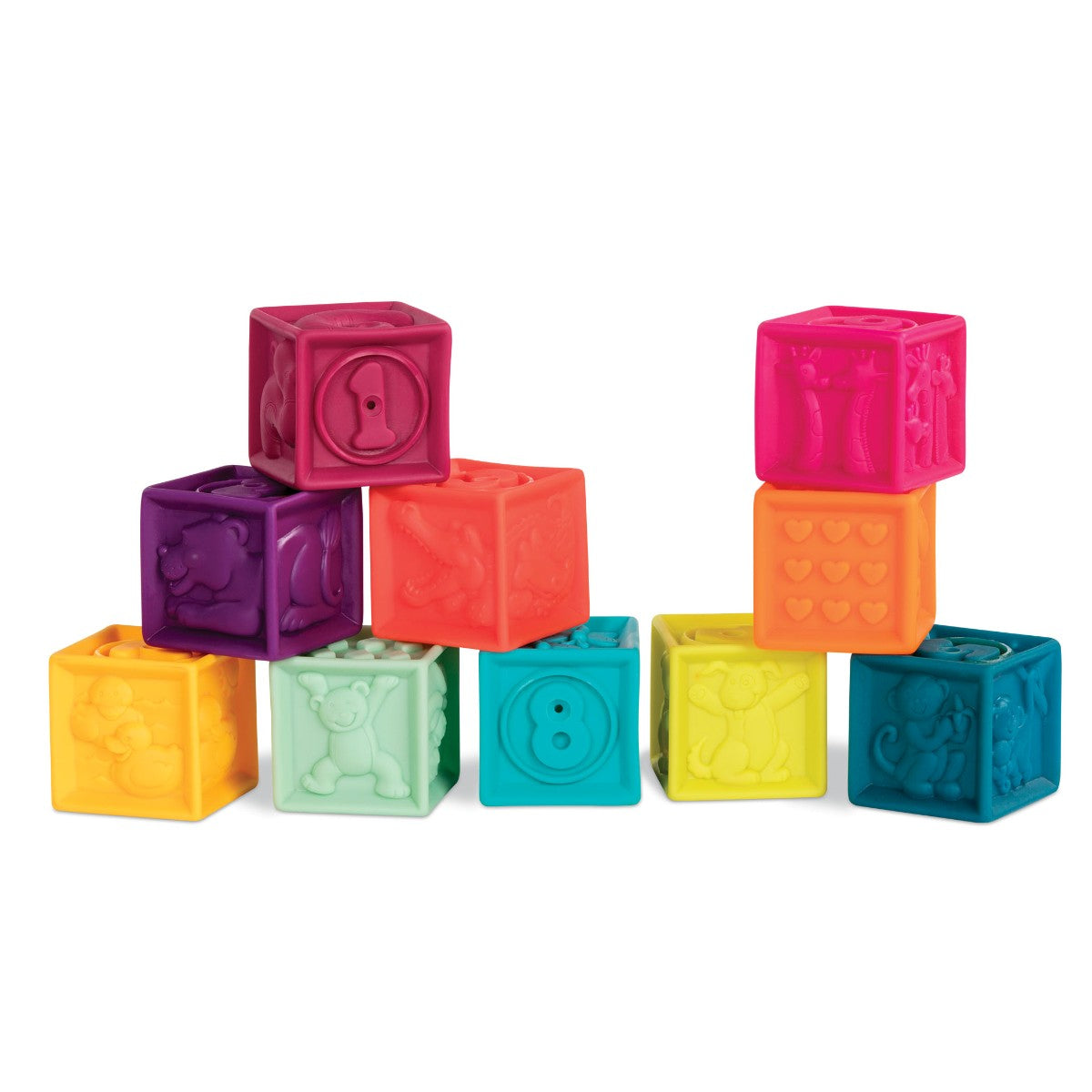 B. Toys One Two bløde klodser, Mint