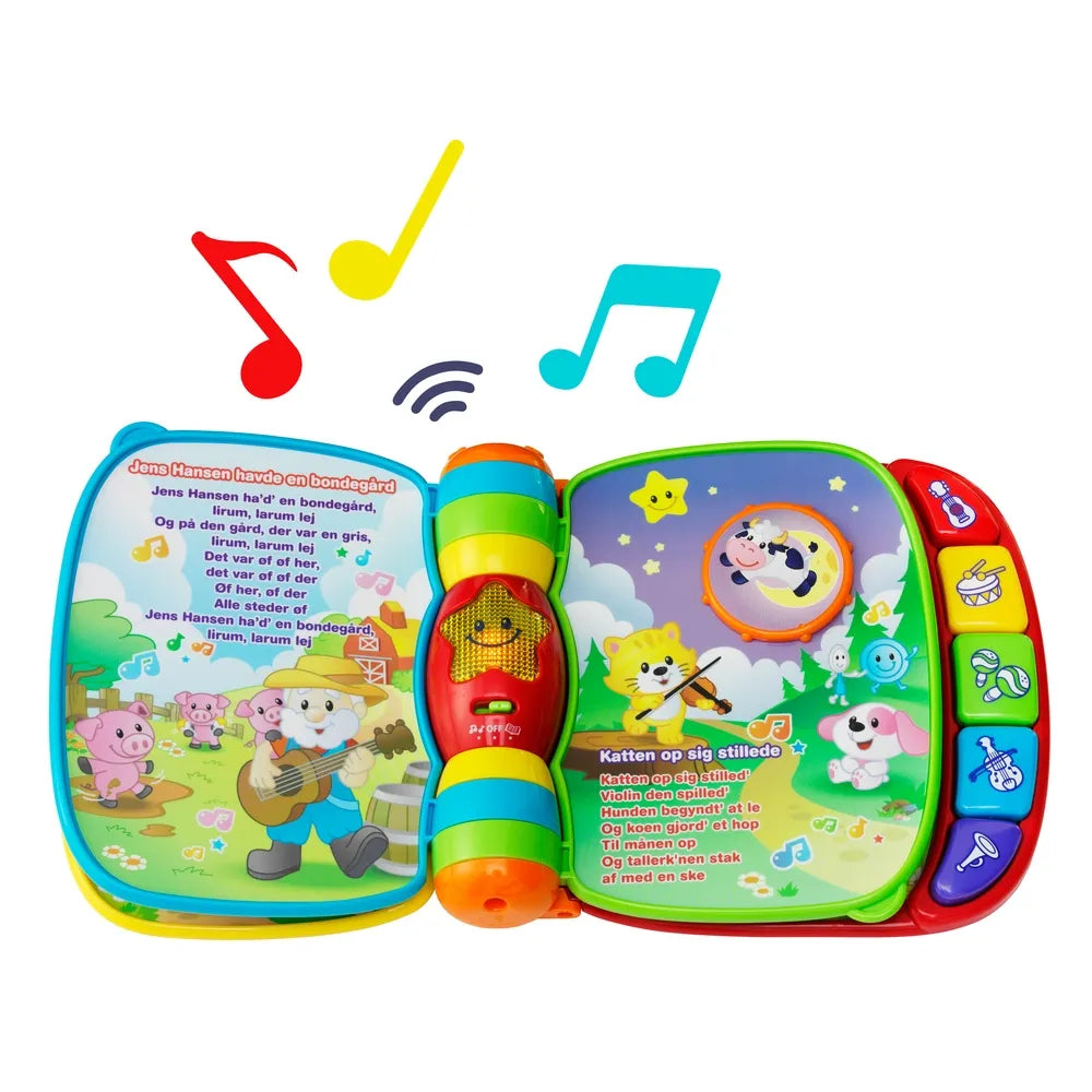 Vtech Baby musikbog med børnesange