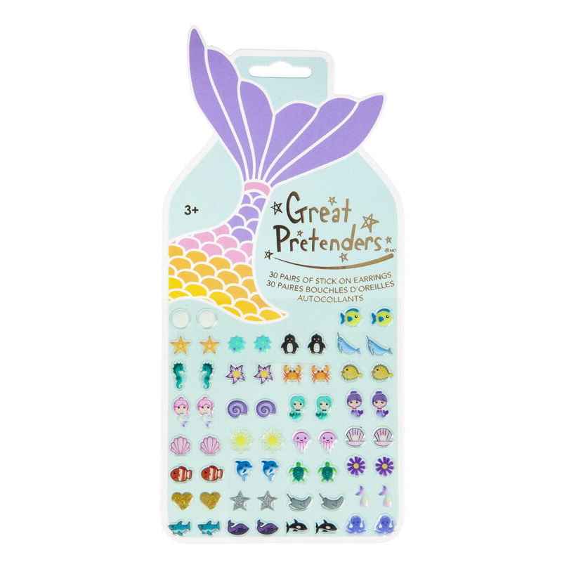 Great Pretenders Øreringestickers 30 par, Mermaid