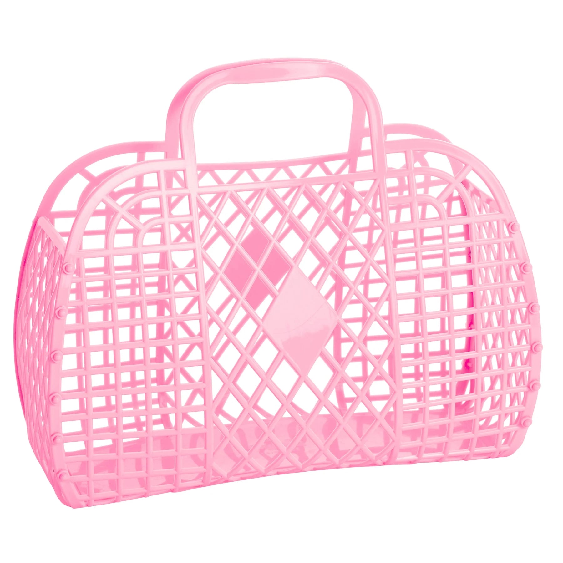 Sun Jellies Retro kurvetaske str. L, Bubblegum Pink