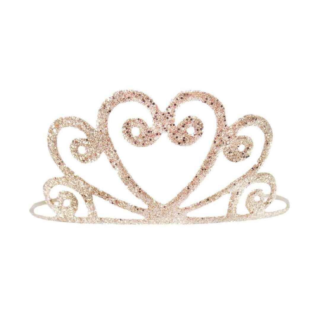 Great Pretenders Hårbøjle diadem, Guldglitter