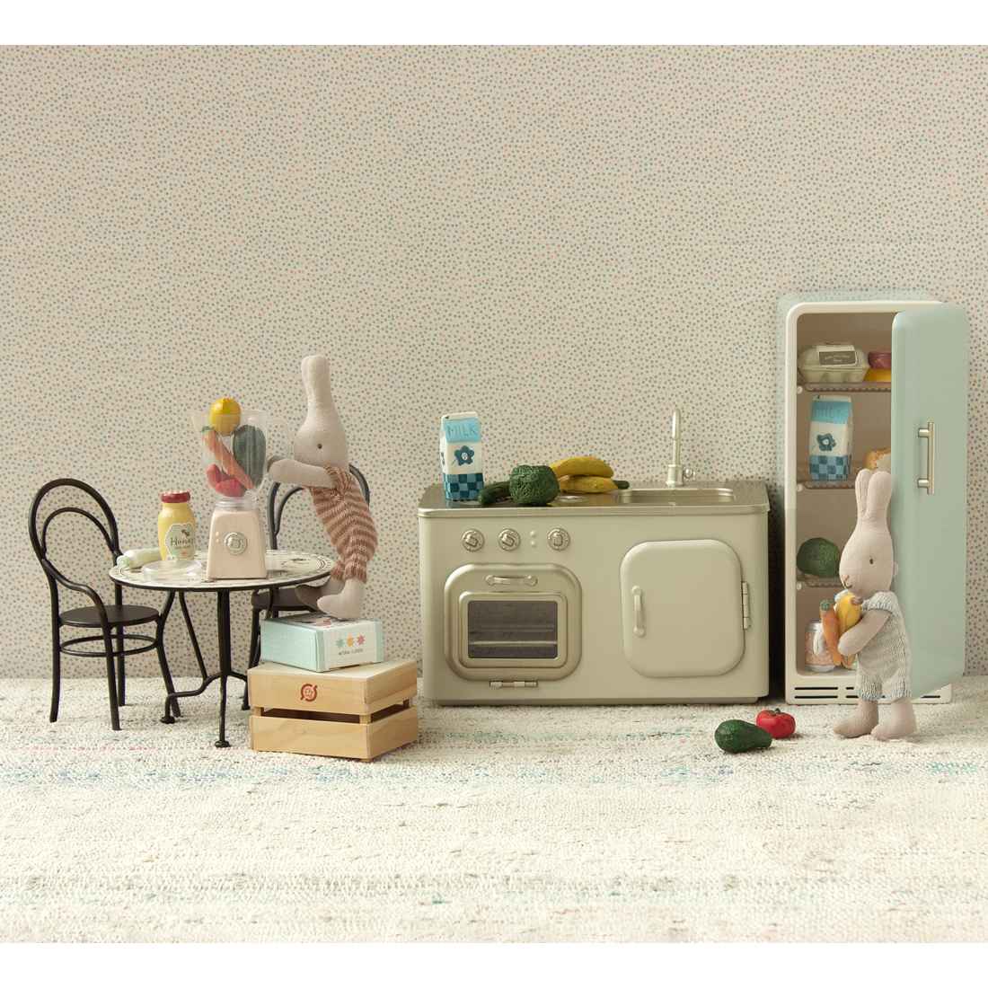 Maileg Kanin, Blender mint