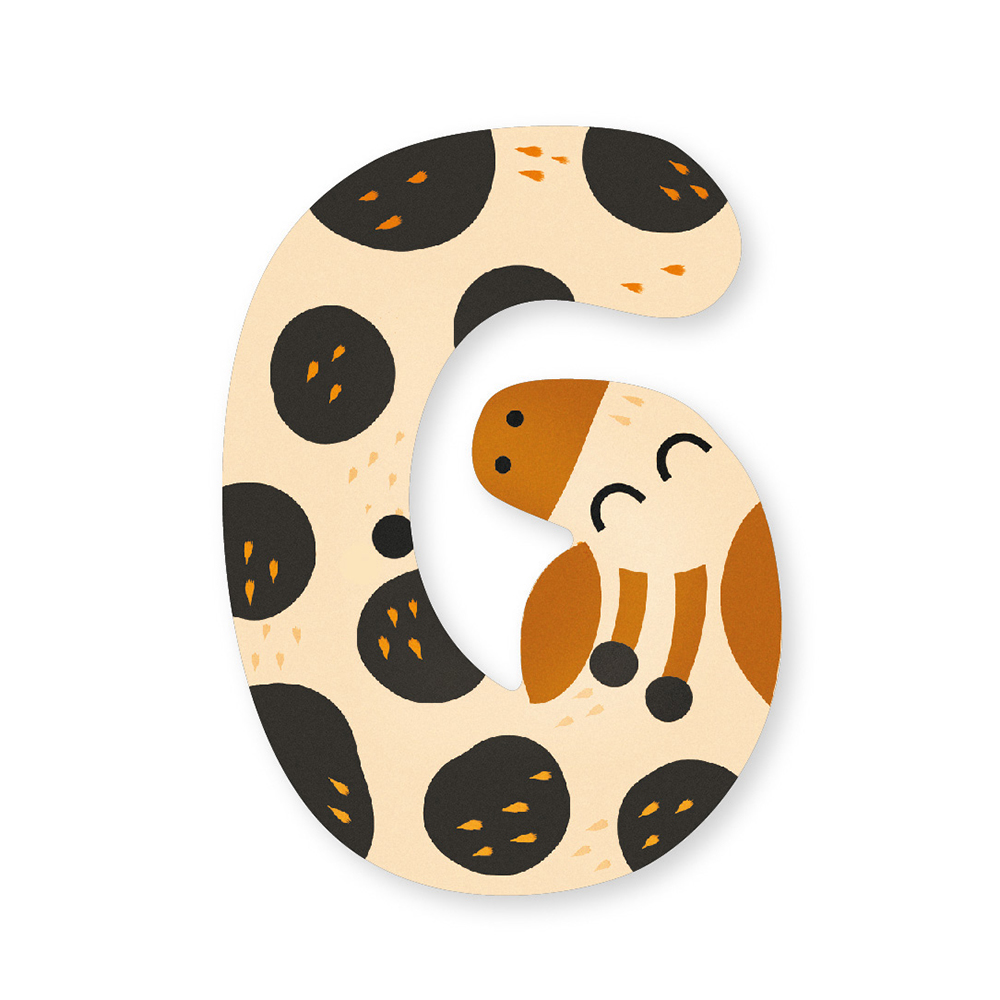 Vilac Træbogstav med dyremotiv 1 stk. G